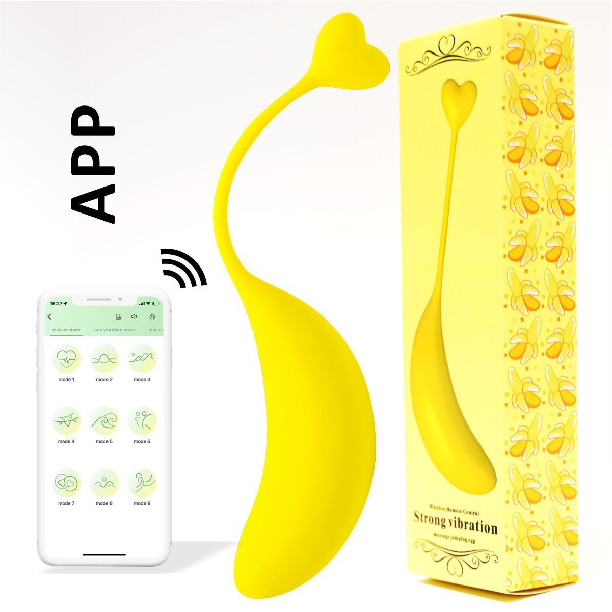Fruit Banana APP Remote Control Vibration Product Device Wear Plug 9f71a9c8 a4b4 48e6 aaca 1b8c9a2b07a0