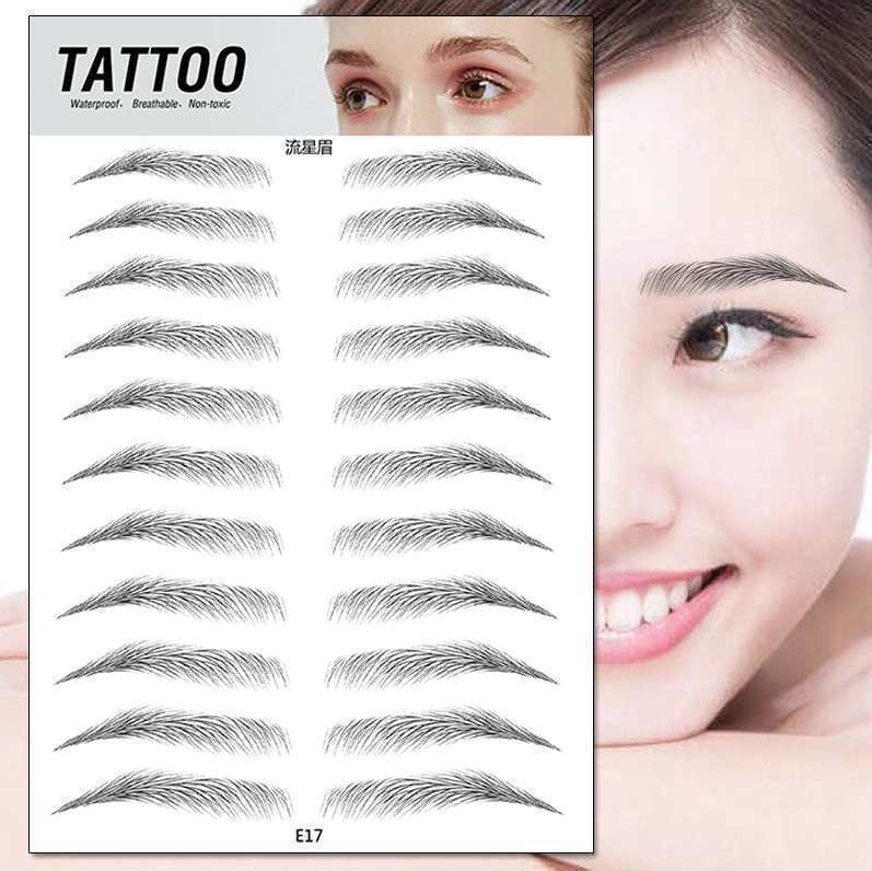 3D Waterproof Semi-permanent Eyebrow Stencil Stickers - HD Wireless Product #5