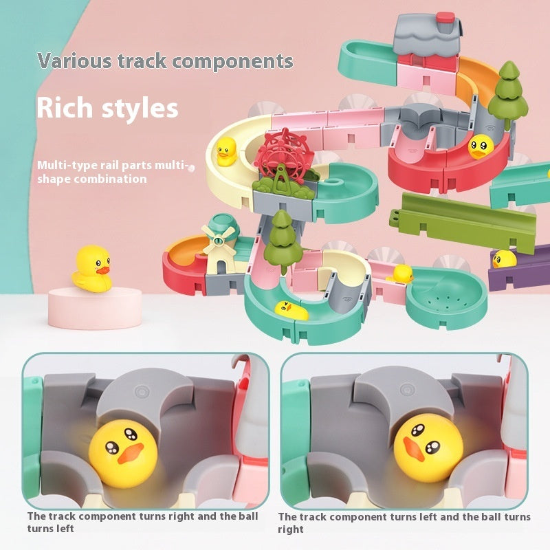 Assembled Track Duck Rotary Table Bath Bathroom Shower Water Toys 9ff07de1 dd03 4ee3 a1e0 6cb60ee7b4fe trans