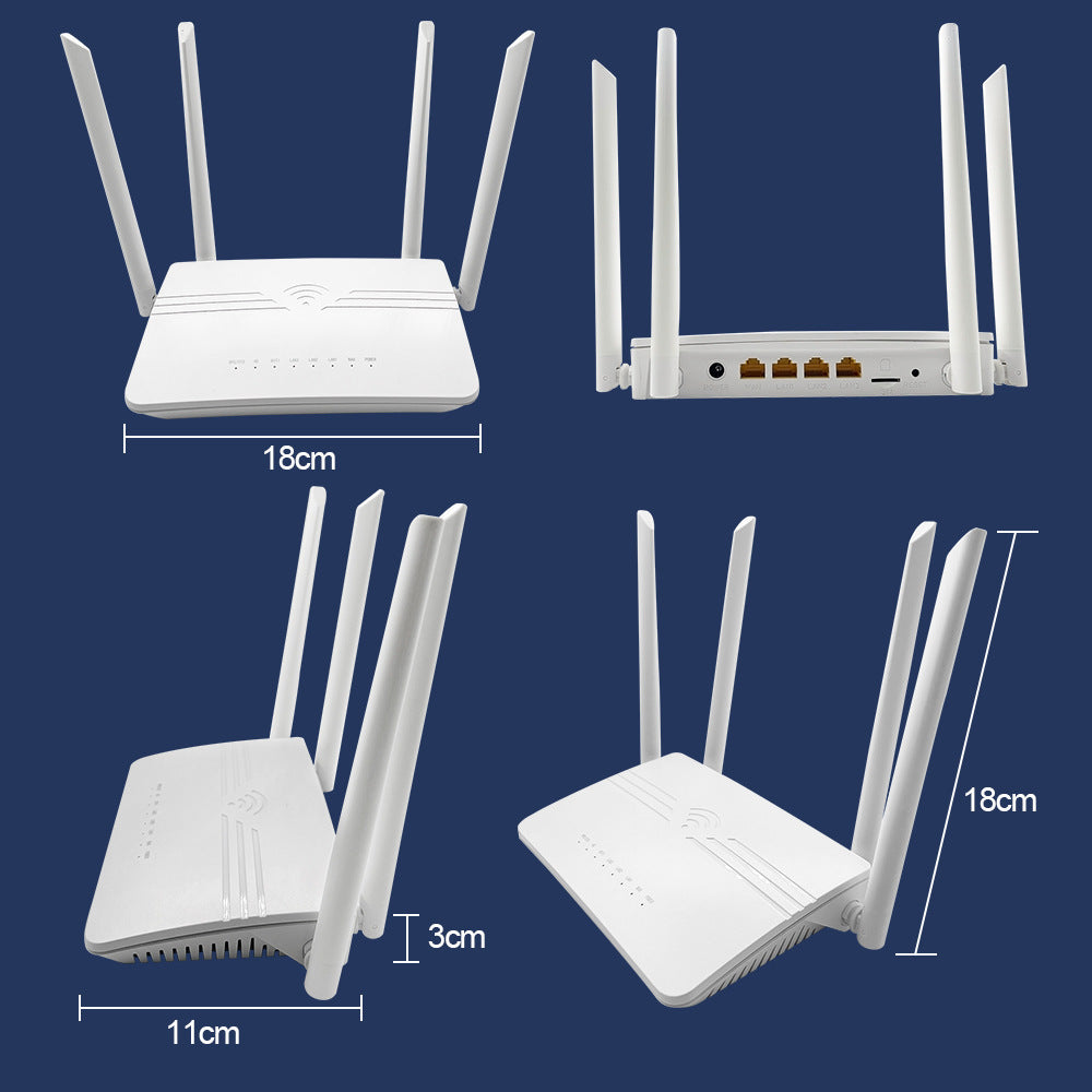 4G Wifi 300Mbps router card hotspot wireless LAN with 4 high gain antennas strong signal - 图片 2