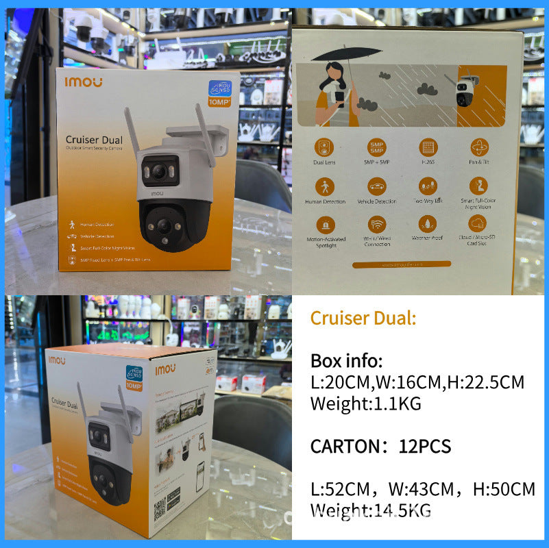 imou wifi camera cruser dual cell ranger bullet 2c orange english machine - 图片 17