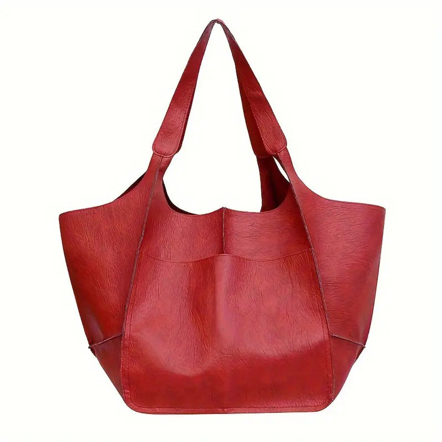 Women's Fashionable Simple Soft Leather Large Capacity Handbag O1CN016ID2SS1OSTu7G4HkZ 2378481704 0 cib