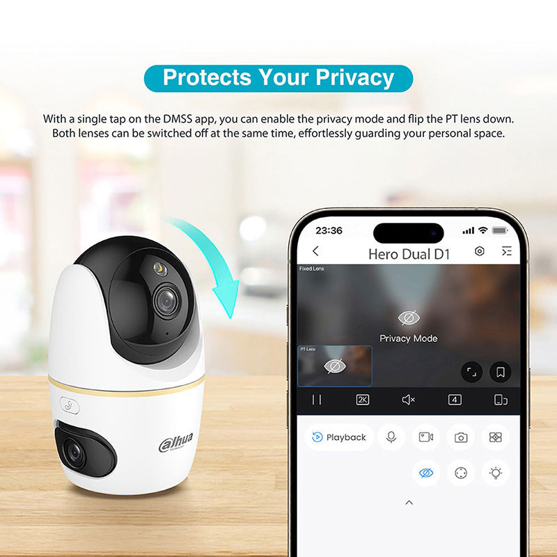Dahua 5 5MP Wi-Fi Dual-Lens camera Dahua International yiwu source H5D-5F - 图片 3