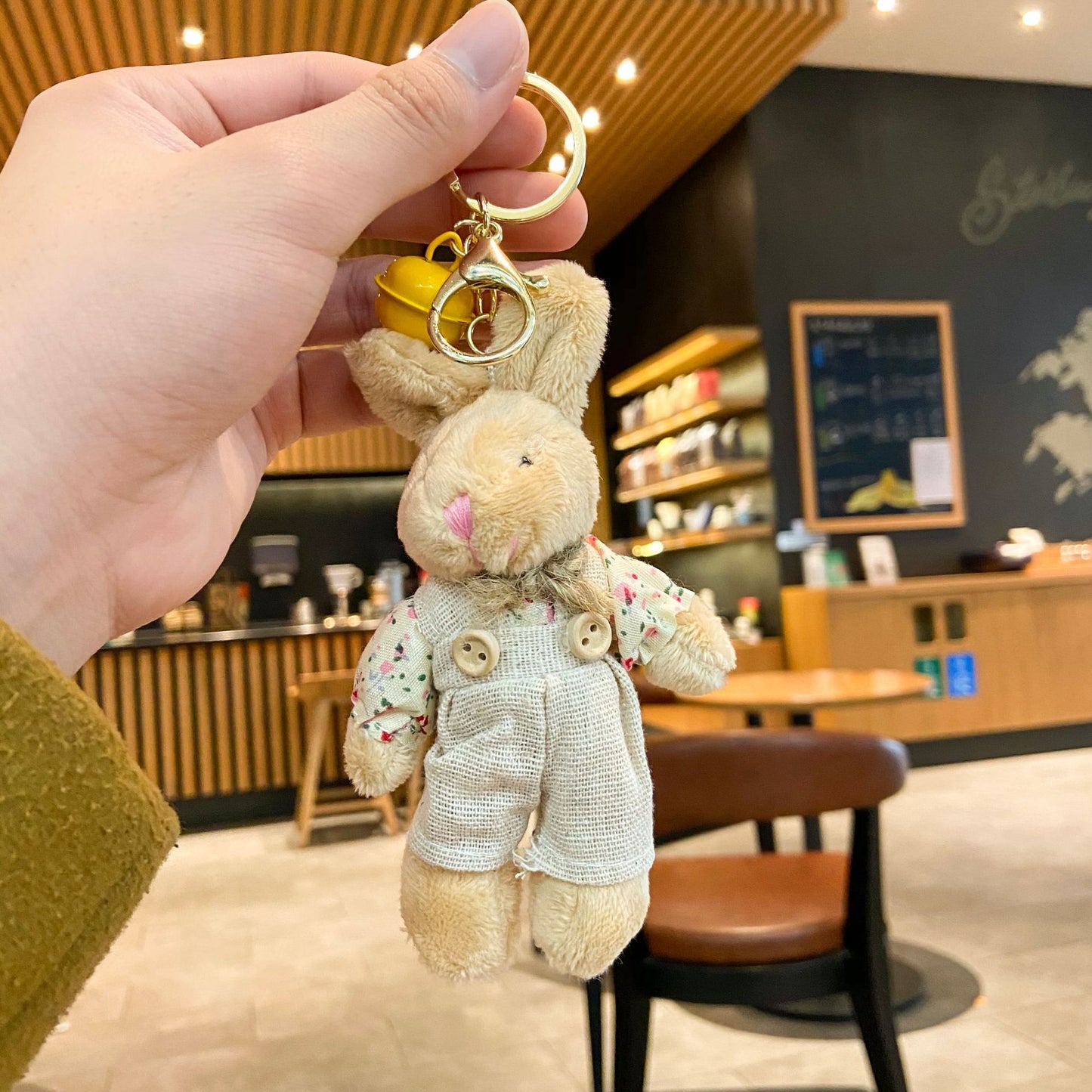 Cartoon Key Button Plush Sackcloth Bear Doll Schoolbag Pendant O1CN01FCur4T1jxiUO6UXcQ 6000000004615 0 cib