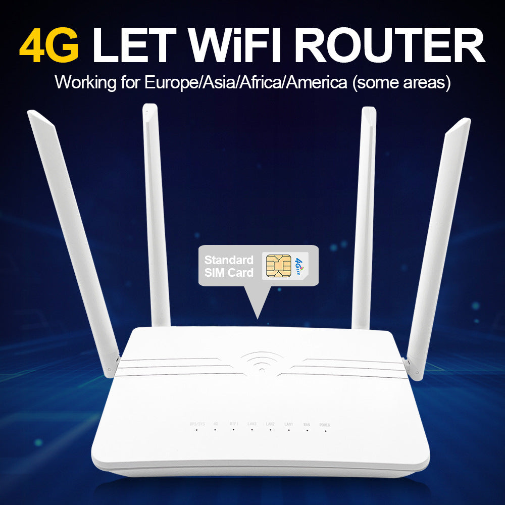 4G Wifi 300Mbps router card hotspot wireless LAN with 4 high gain antennas strong signal - 图片 6