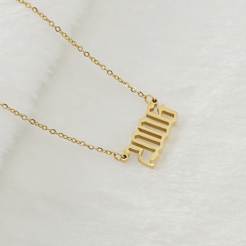 18K Stainless Steel 1990-2020 Year Necklace - HD Wireless Product #20