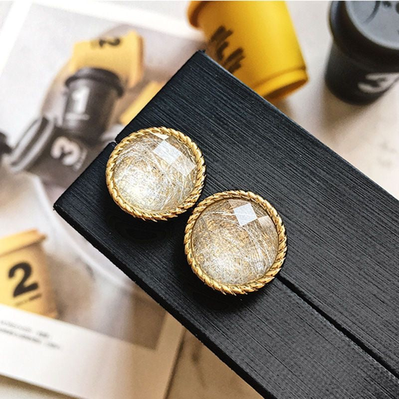 Wine Red Bean-shaped Stud Earrings Retro O1CN01Lzb2FX20nVVQcTdz9 2204814786894 0 cib