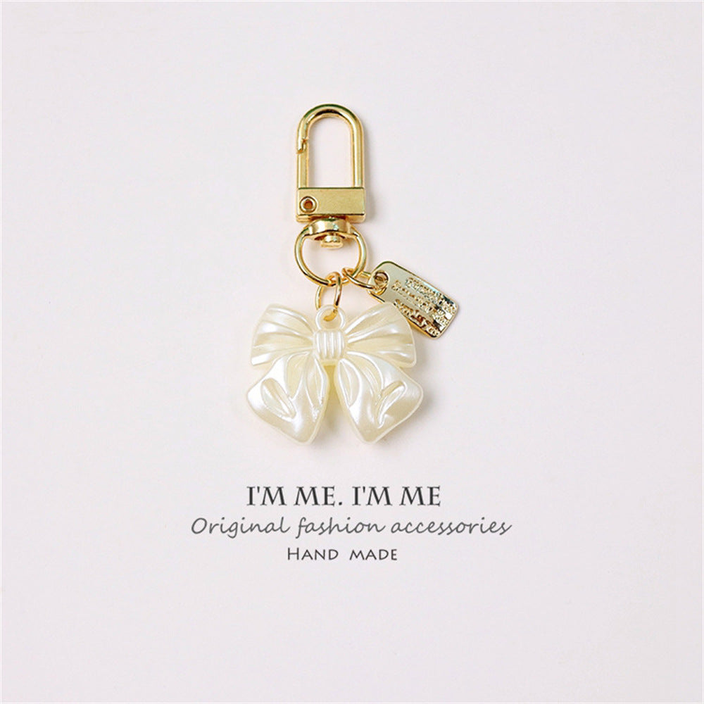 Cross-border Rose Bow Pearl Tassel Key Chain Car Pedant Decoration O1CN01UngSnb29U7AfTXXxR 2217109788070 0 cib