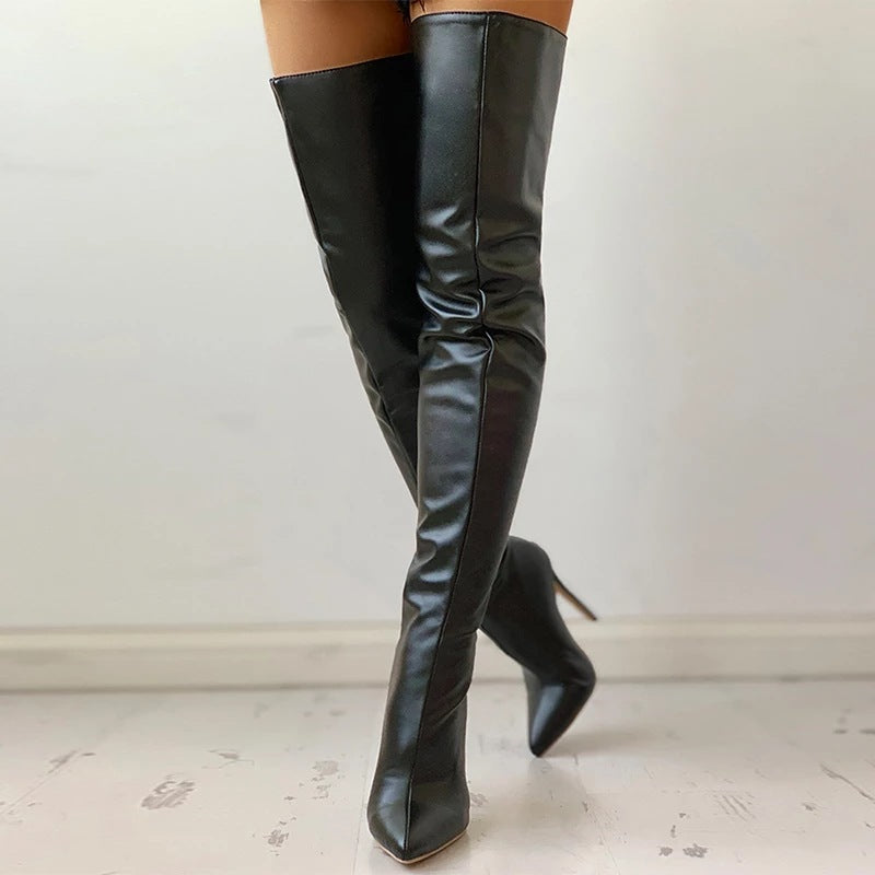 Personality Below The Knee Plus Size Women's Boots O1CN01WqRrxJ1tfWxfIZ1bR 2207946905929 0 cib