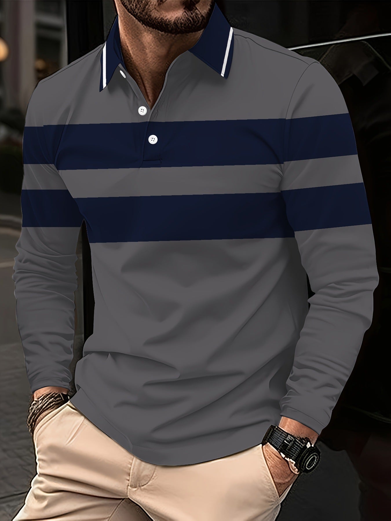 Men's Button Casual Slim Lapel 3D Printed Long Sleeve O1CN01anXVPB1e0Zcc7FJay 2218449613809 0 cib