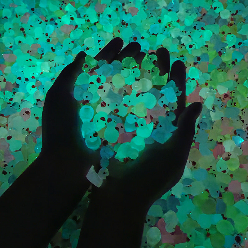 Resin Luminous Little Duck Hair Accessories Mini Car Creativity Micro Landscape Ornaments O1CN01epSk7a1sRxtczf8cX 2217842805