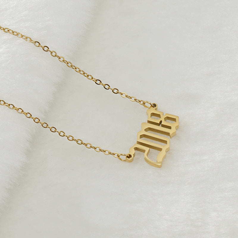 18K Stainless Steel 1990-2020 Year Necklace - HD Wireless Product #32