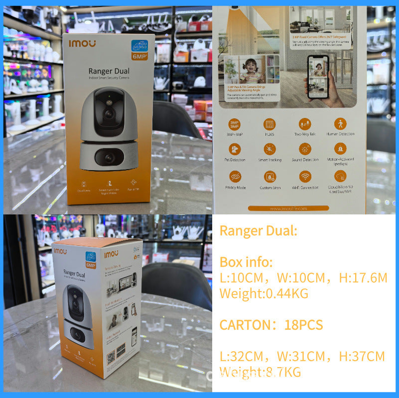 imou wifi camera cruser dual cell ranger bullet 2c orange english machine - 图片 8