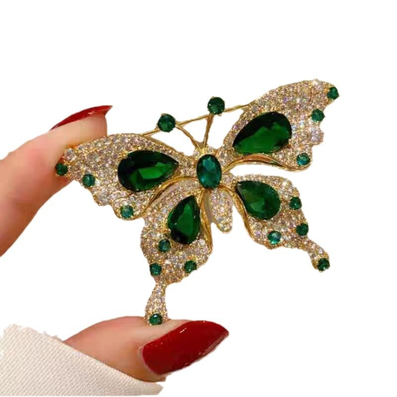 Light Luxury Emerald Butterfly Brooch O1CN01py15pR1Bs31N7UFcB 0 0 cib