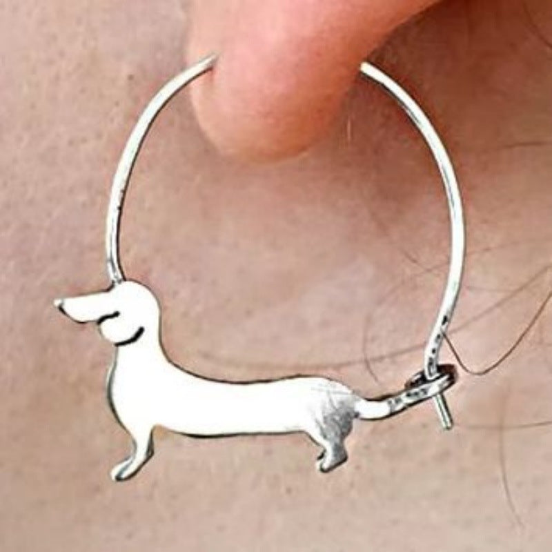 Puppy Animal Ear Ring Female Hunting Dog Cute Cute Stylish Versatile Earrings O1CN01uU7AN31VP0F9BfaQ4 2926522644 0 cib