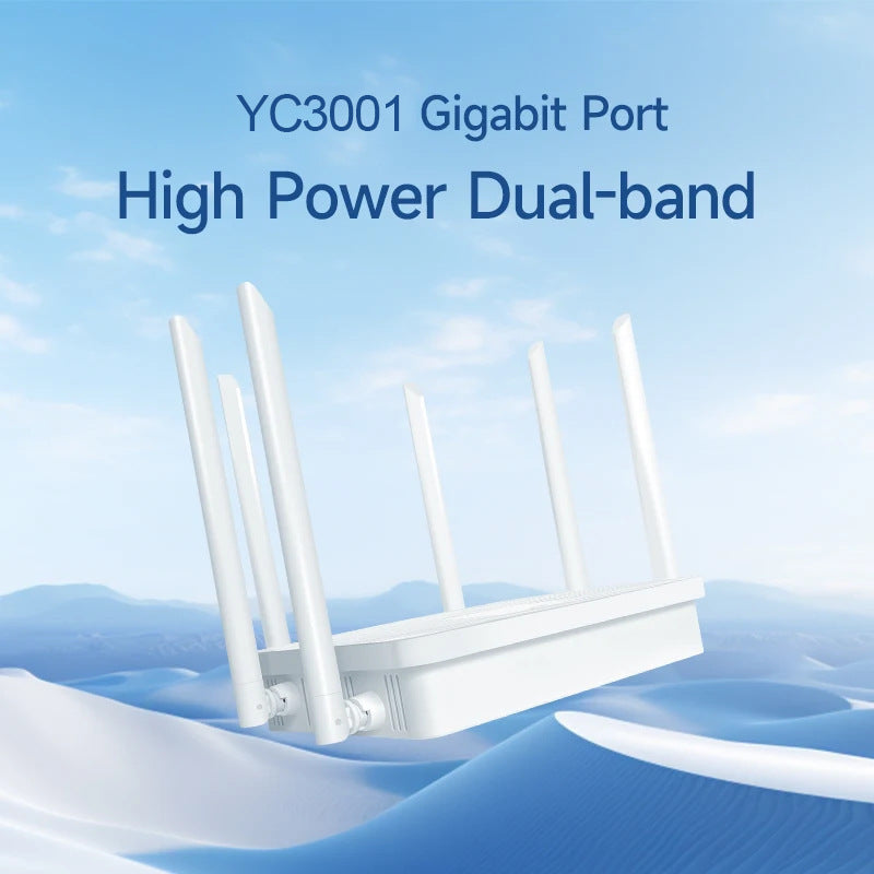3000M dual-frequency WiFi6 home broadband through-wall support MESH networking villa high-power wireless routing manufacturers - 图片 1