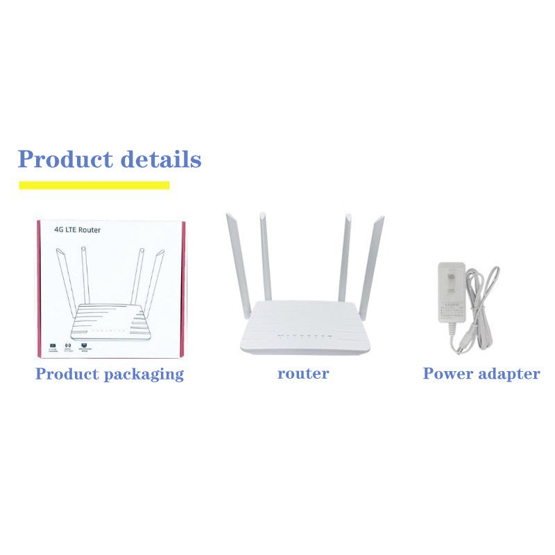 4G wireless router card SIM card 300Mbps wireless router with hotspot terminal - 图片 3