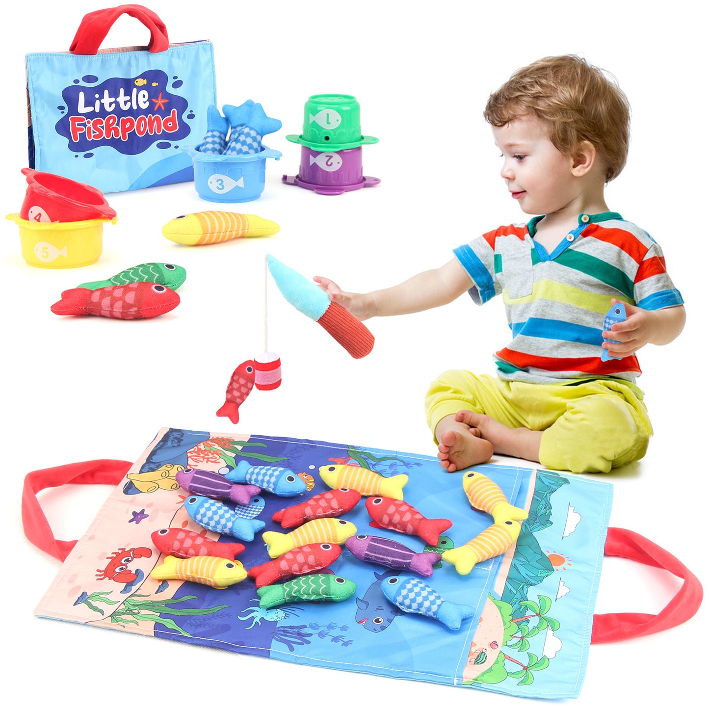 Baby Fishing Toys Three-dimensional Fabric Crawling Early Education Enlightenment O1CN01xja0pg1HeCkze6MZH 2212450782 0 cib