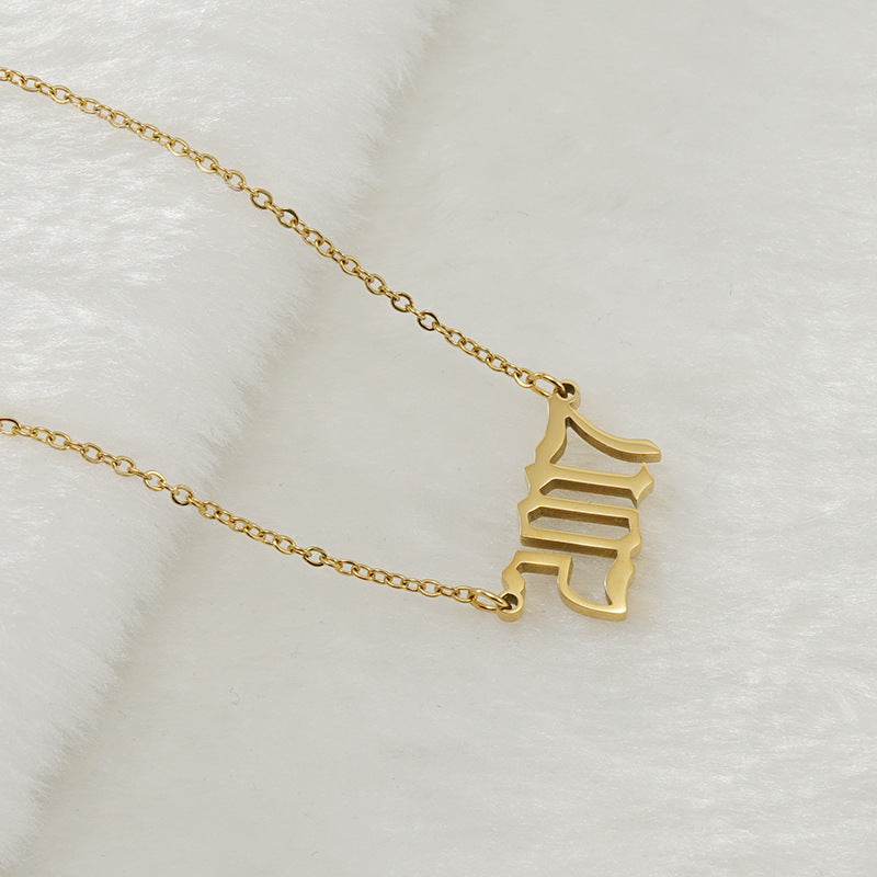 18K Stainless Steel 1990-2020 Year Necklace - HD Wireless Product #31