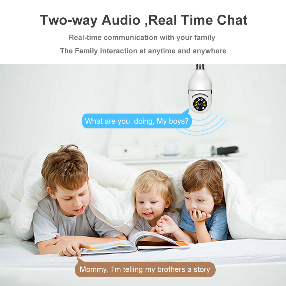 Innovative Bulb - shaped Smart Home Security Camera: All - in - One Protection Q16S 8