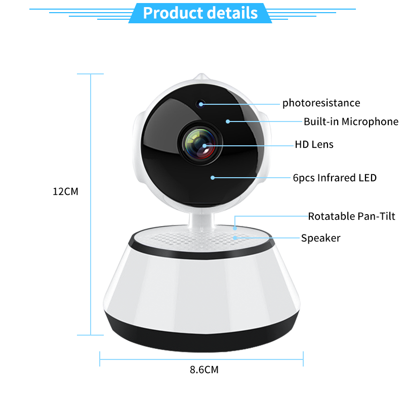 Smart Home Security Camera: Your All - around Guardian Q6 13