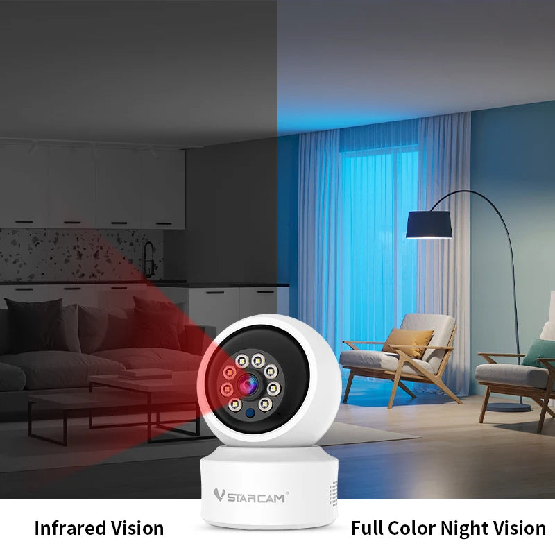 Vstarcam 1080P HD IP Camera Indoor WIFI Wireless PTZ Camera Two-way Audio Pet&Baby Track Monitor Home Security Camera S70a085