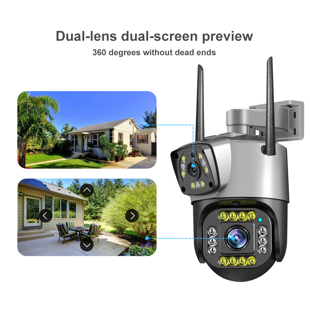 Dual - lens Smart Security Camera: Unmatched Surveillance for Every Need SC02 3