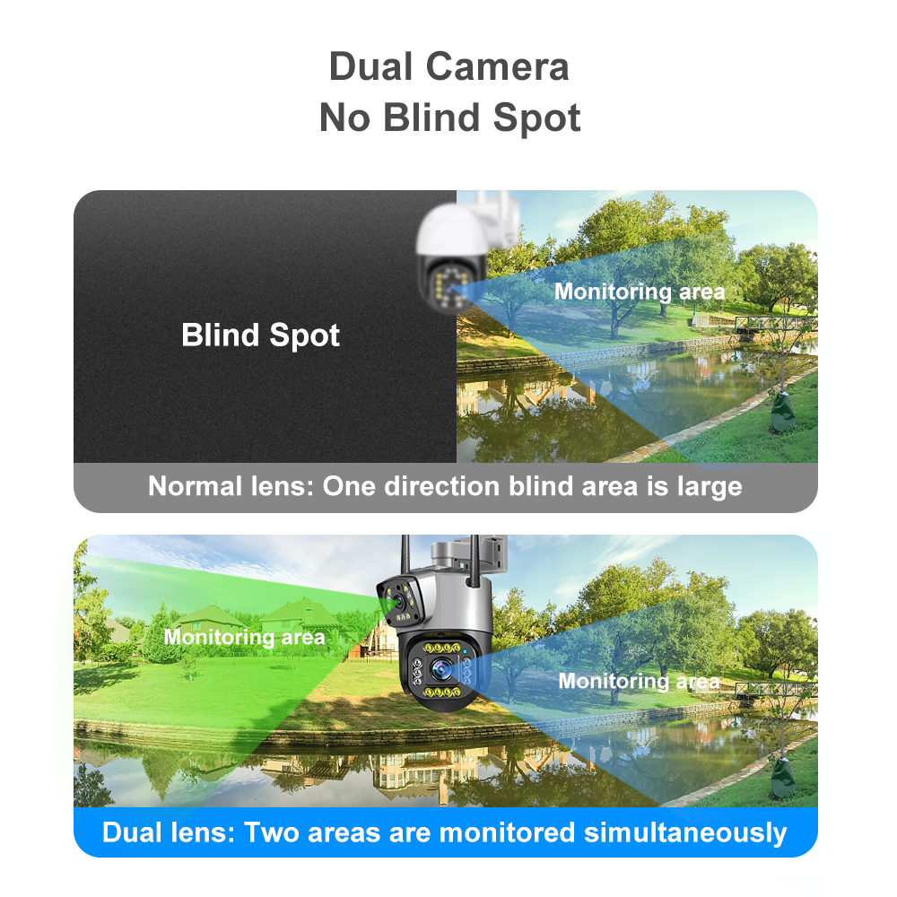 Dual - lens Smart Security Camera: Unmatched Surveillance for Every Need SC02 4