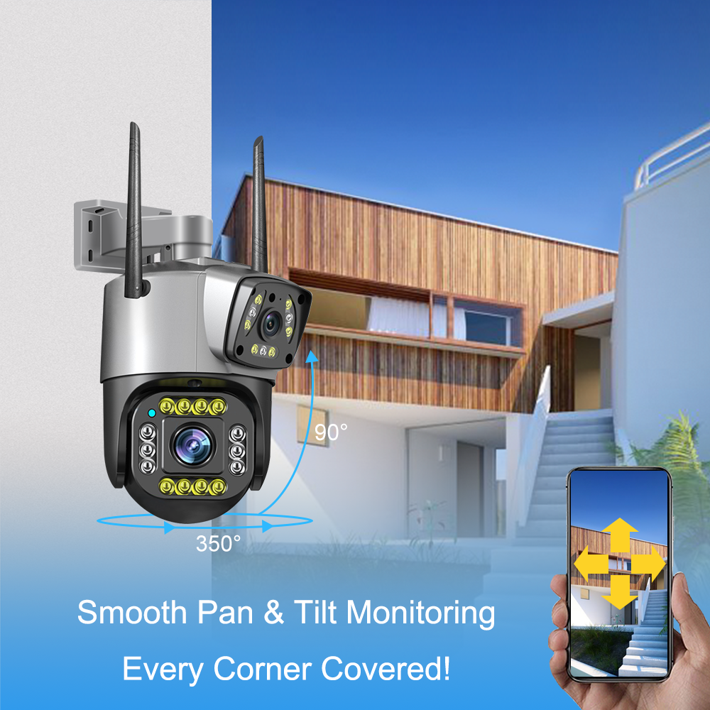 Dual - lens Smart Security Camera: Unmatched Surveillance for Every Need SC02 9