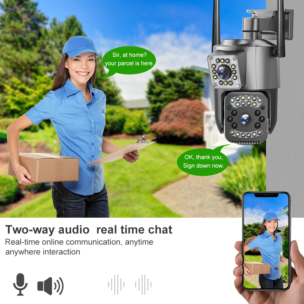 Dual - lens Security Camera: Comprehensive Protection for Every Scenario SC03 10