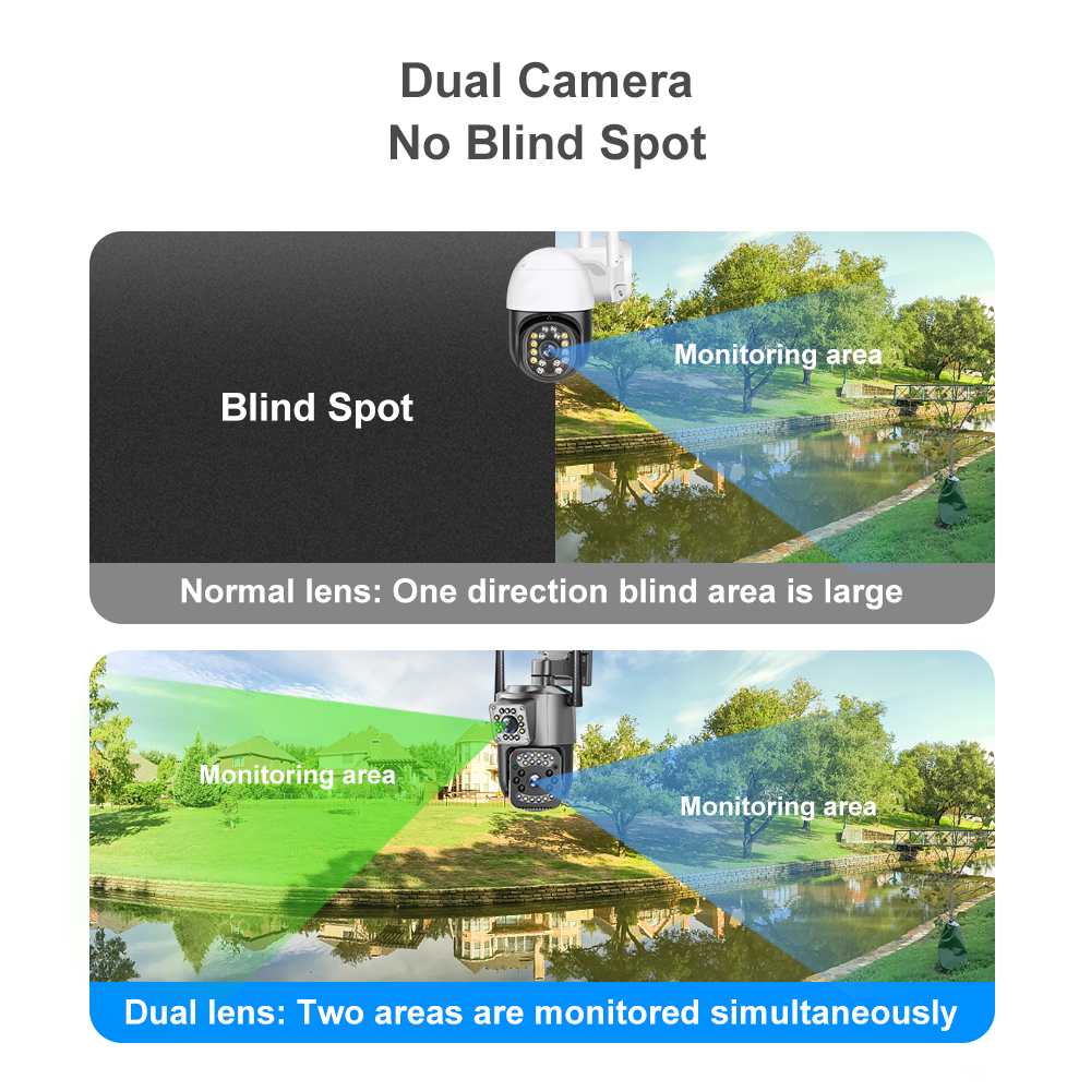 Dual - lens Security Camera: Comprehensive Protection for Every Scenario SC03 4