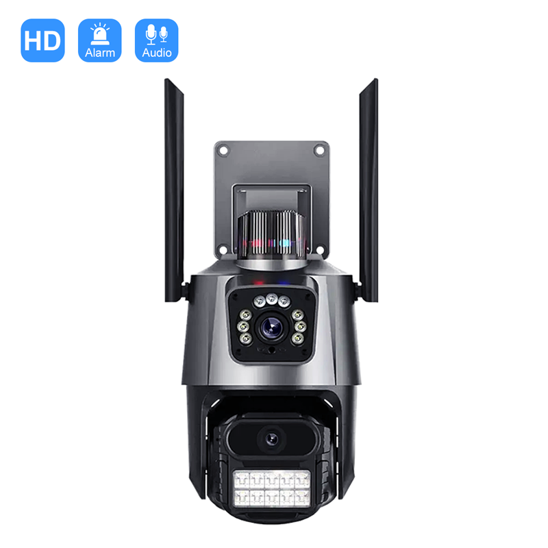 Advanced Dual - lens Security Camera: All - Encompassing Surveillance Solution SC08 12
