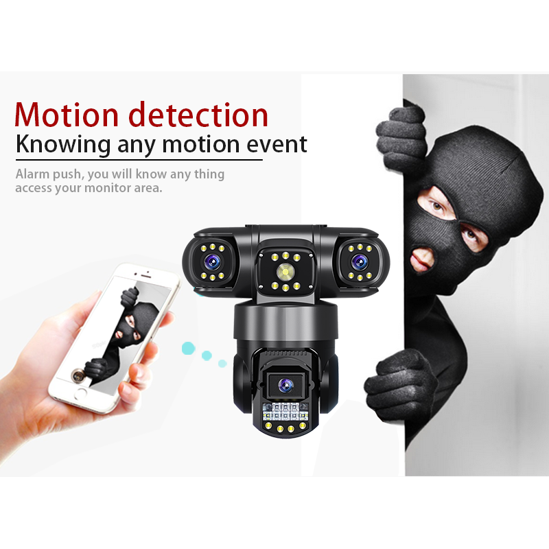 Advanced Dual - lens Security Camera: All - Encompassing Surveillance Solution SC08 8