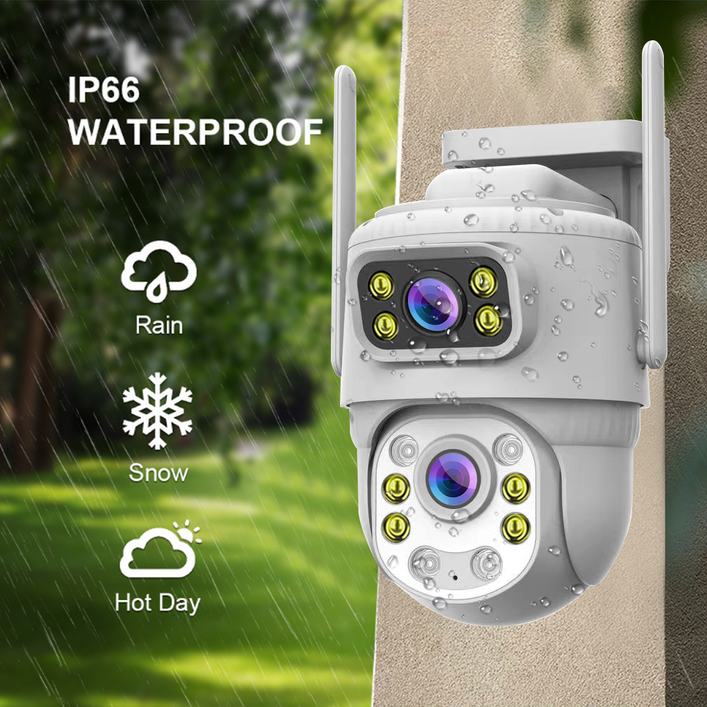 All - in - One Dual - lens Security Camera: 360° Coverage, No Blind Spots SC20 10
