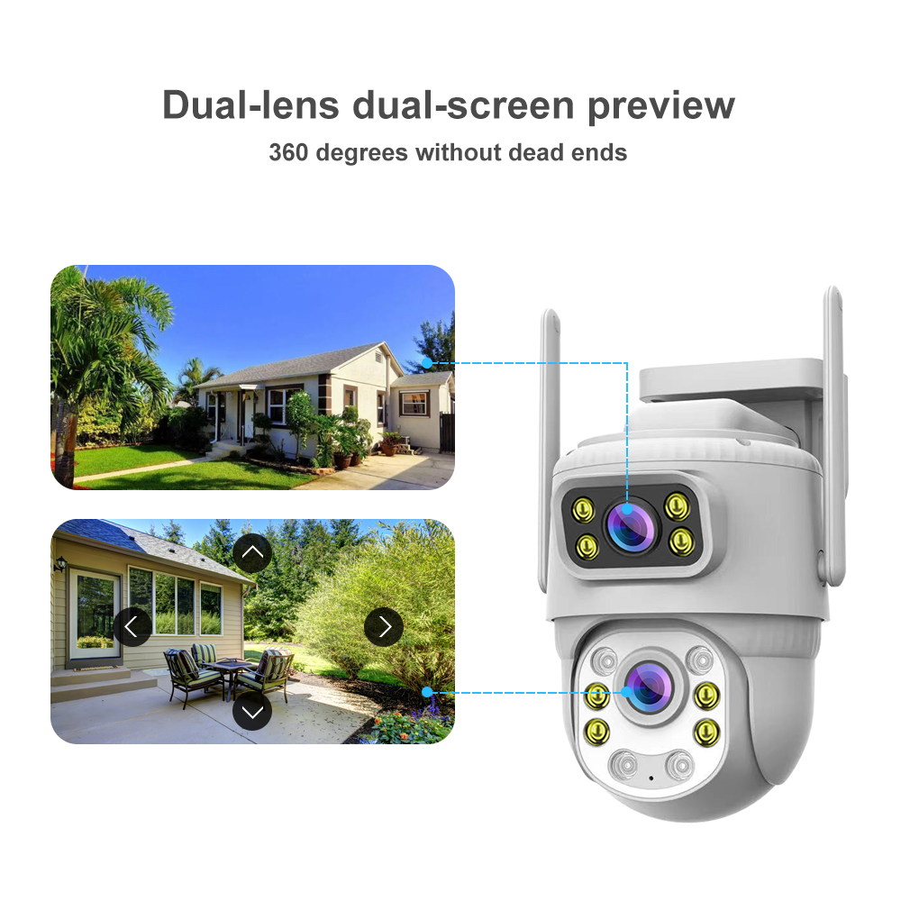 All - in - One Dual - lens Security Camera: 360° Coverage, No Blind Spots SC20 2