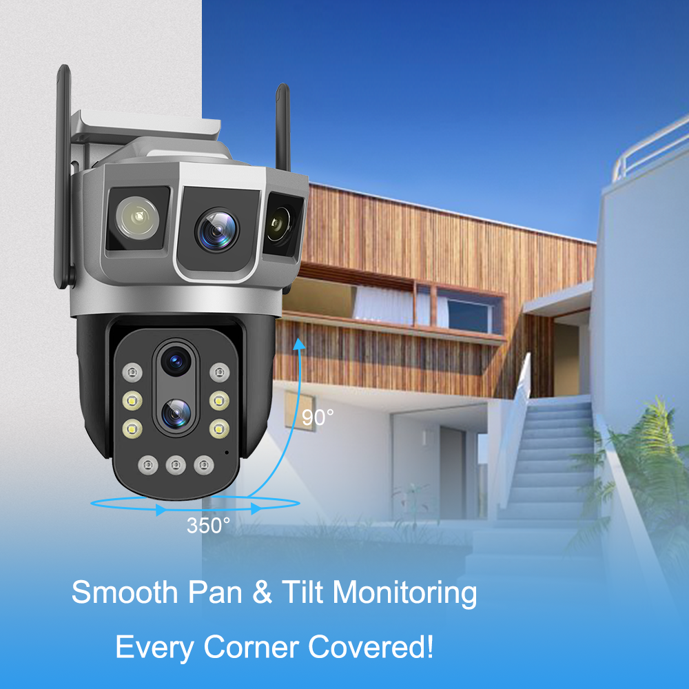 All - in - One 360° PTZ Security Camera: Unmatched Surveillance with 10X Optical Zoom SC23 DL 10