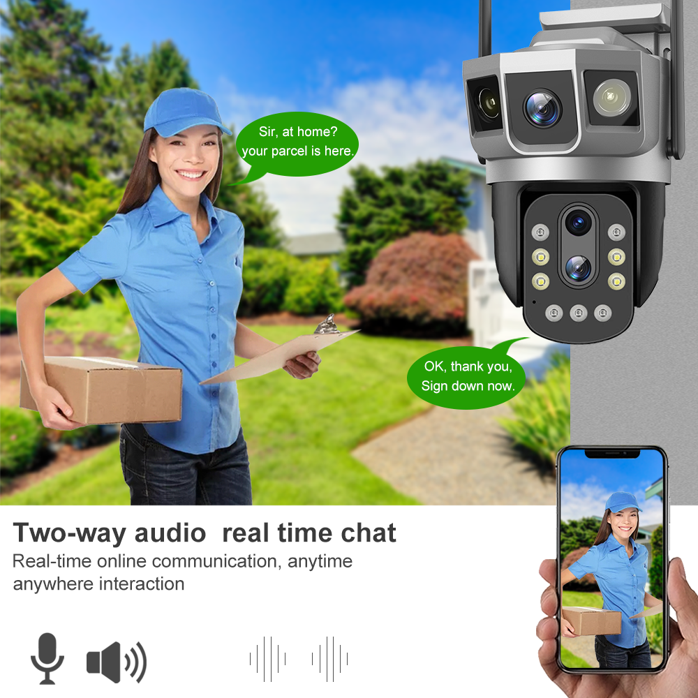 All - in - One 360° PTZ Security Camera: Unmatched Surveillance with 10X Optical Zoom SC23 DL 11