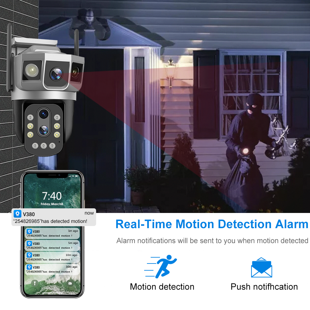 All - in - One 360° PTZ Security Camera: Unmatched Surveillance with 10X Optical Zoom SC23 DL 7