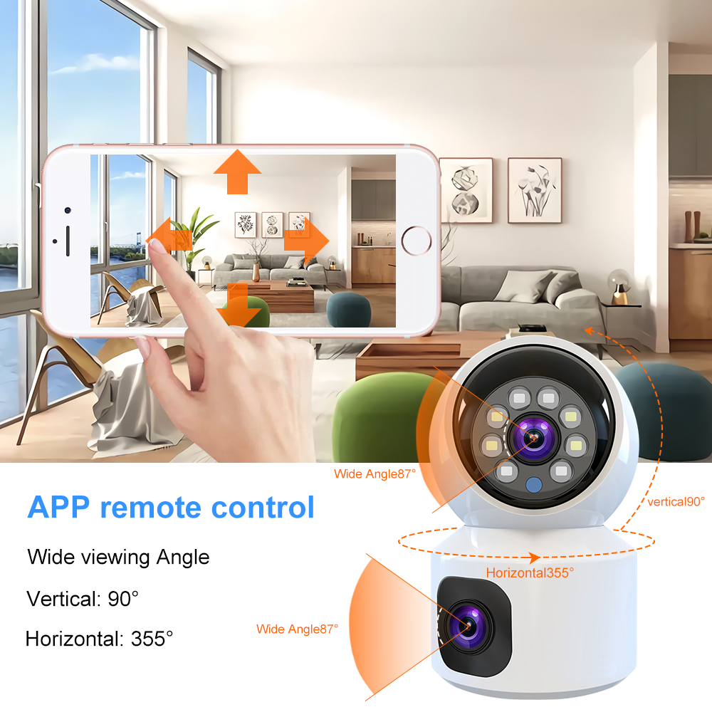 Smart Home Guardian: Indoor PTZ Camera with Fluent Two - Way Audio and Dual - Screen Preview SQ001 10 ab06e292 e785 4a71 8a9