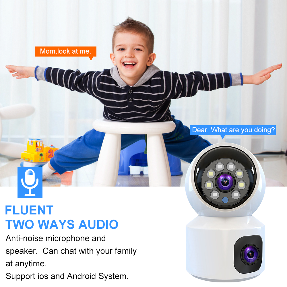 Smart Home Guardian: Indoor PTZ Camera with Fluent Two - Way Audio and Dual - Screen Preview SQ001 8 5e86fb49 93f1 4114 ba9c