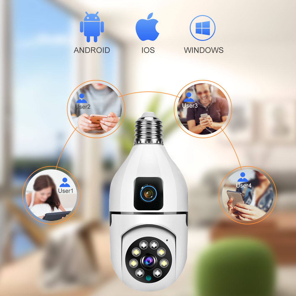 Smart Home Sentinel: Indoor PTZ Camera with Real - Time Motion Detection and Dual - Screen Preview SQ002 W L 13