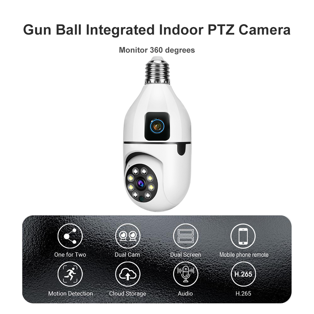 Smart Home Sentinel: Indoor PTZ Camera with Real - Time Motion Detection and Dual - Screen Preview SQ002 W L 6