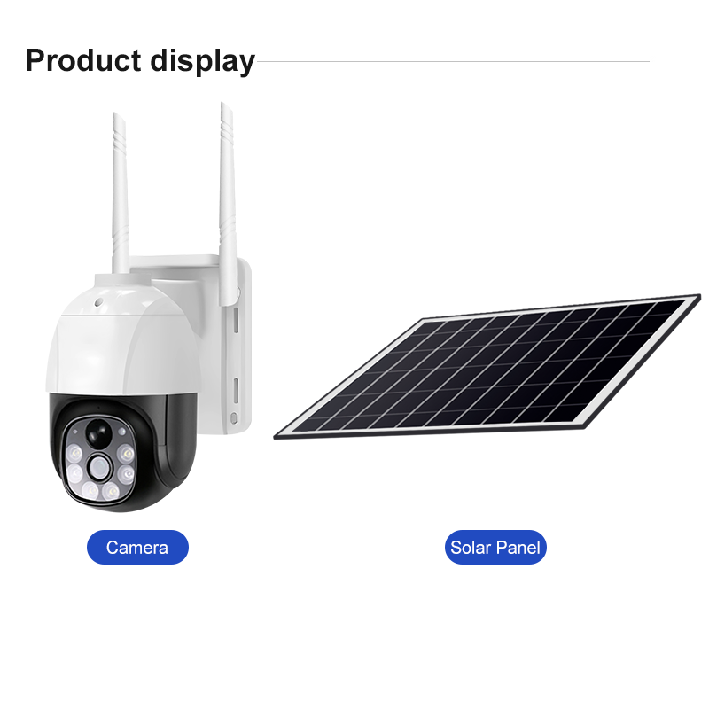 Solar - Powered Outdoor PT Camera: All - Weather Surveillance with 2 - Way Audio VC9 15