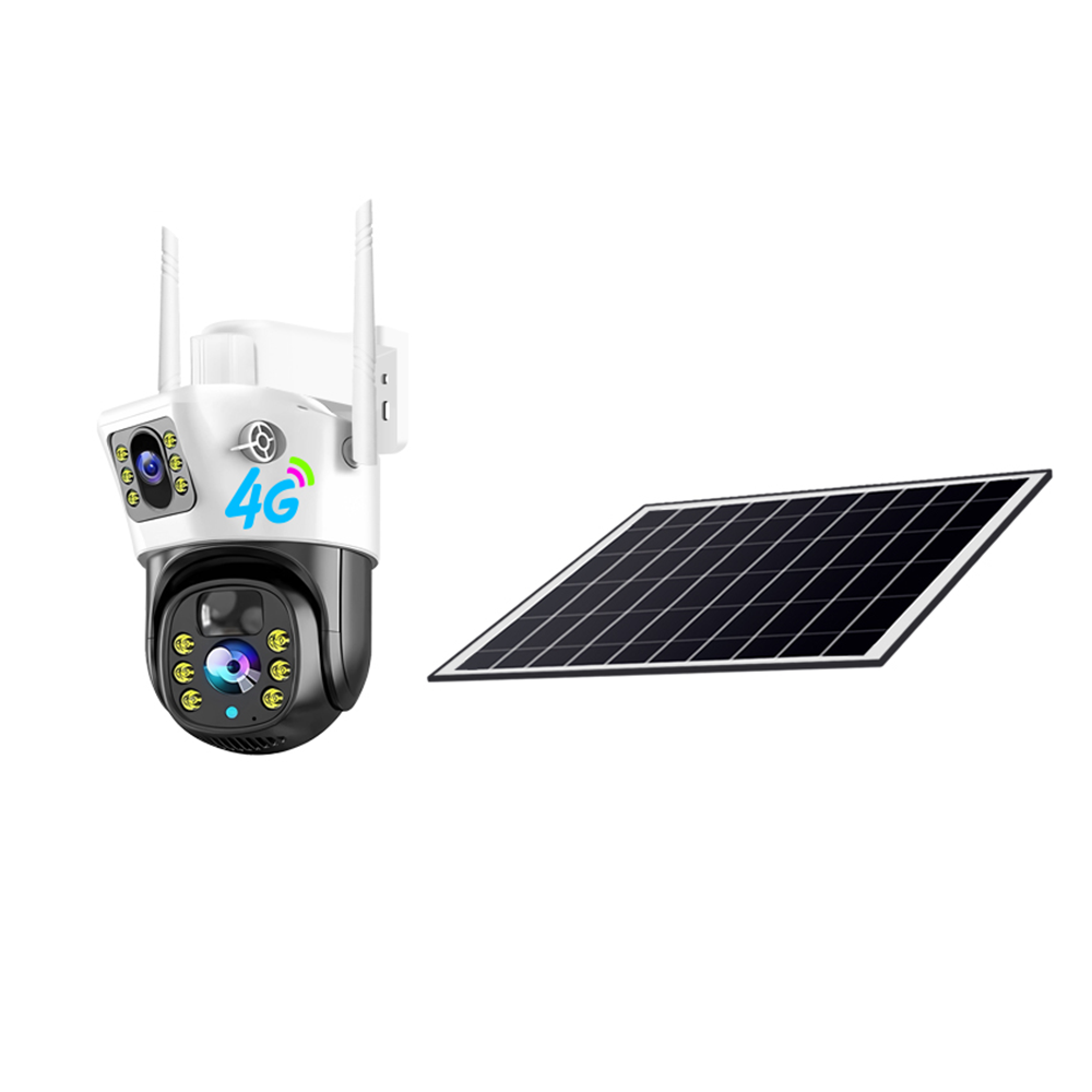 4G Solar - Powered Outdoor Camera: Dual - Lens, 360° Surveillance without Blind Spots - Wireless Security Camera with Night Vision #12
