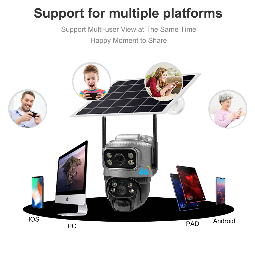 4G Solar - Powered PTZ Camera: All - Weather, Blind - Spot - Free Surveillance - HD Wireless Product #5
