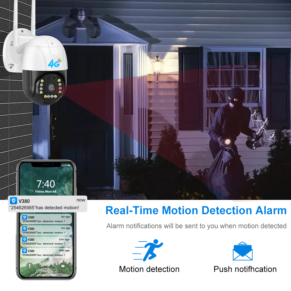 4G Outdoor Surveillance Camera: Your Complete Security Solution - Wireless Security Camera with Night Vision #5