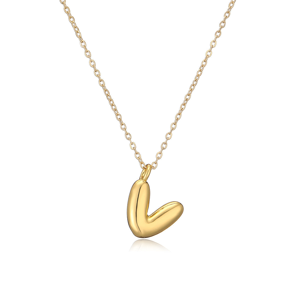 Copper Plated Gold 26 English Letters Pendant Necklace Niche Personality Clavicle Chain a0236429 9700 423e 9ba2 1e3e16e780c7