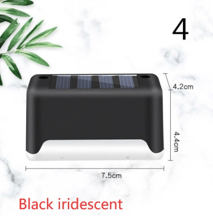 New Upgrade Waterproof LED Solar Fence Lamp Solar Deck Lights Solar Step Light Outdoor For Patio Stairs Garden Pathway Step Y