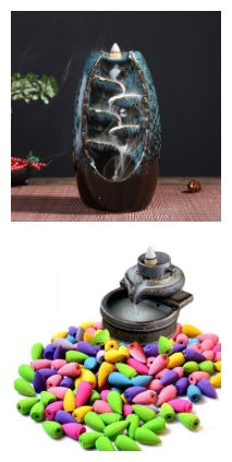 Multi-layers Ceramic Back flow Incense Burner a0a6bfa1 6220 45cc 8e92 cf87da6f2764