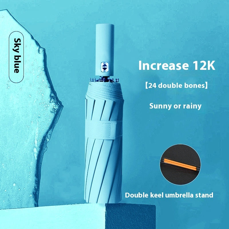 Umbrella Automatic 24-bone Oversized Sun Umbrella a16cf8e1 42c5 4097 8e31 cf402f422b9f trans